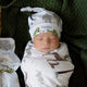 Safari Baby Jersey Wrap & Beanie Set - Thumbnail 8