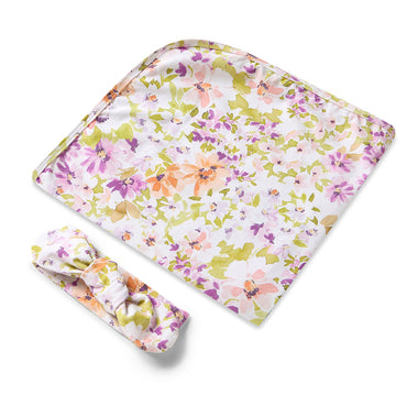 Isla Organic Jersey Wrap & Topknot Set | Snuggle Hunny