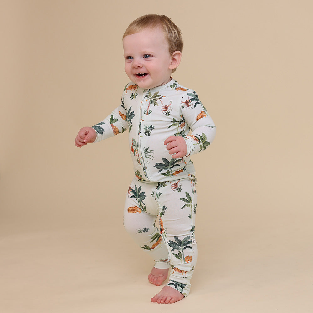 Jungle Organic Snugglesuit Convertible Romper - View 5