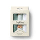 Small Organic Muslin Cloths 3 Pack - Kittens/Sage/Milk - Thumbnail 1