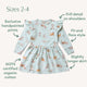 Kittens Long Sleeve Organic Dress - Thumbnail 13