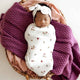 Ladybug Organic Snuggle Swaddle & Topknot Set - Thumbnail 1