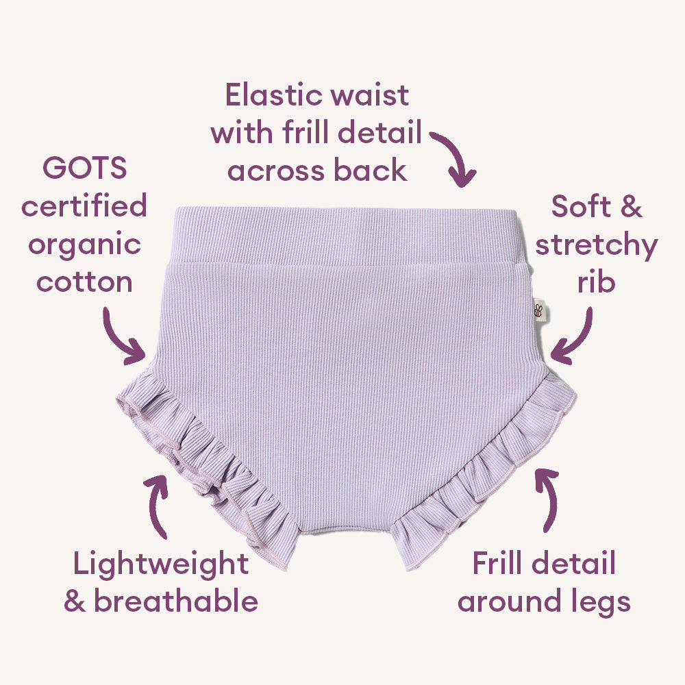 Lavender Organic Bloomers - View 6