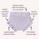 Lavender Organic Bloomers - Thumbnail 6
