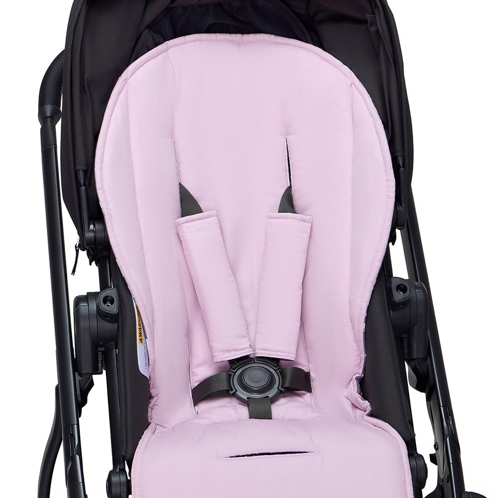 Bundle - Midnight Swan Pram Liner & Strap Cover Set - View 9