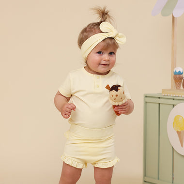 Lemon Sorbet Organic Jersey Bloomers | Snuggle Hunny
