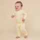 Lemon Sorbet Organic Snugglesuit Convertible Romper - Thumbnail 3
