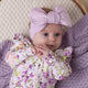 Lilac Organic Oversized Bow - Thumbnail 1