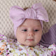 Lilac Organic Oversized Bow - Thumbnail 3