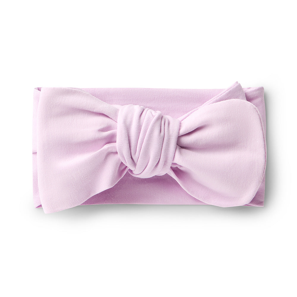Lilac Organic Oversized Bow - View 2