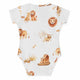 Lion Short Sleeve Organic Bodysuit - Thumbnail 4