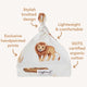Lion Organic Knotted Beanie - Thumbnail 4