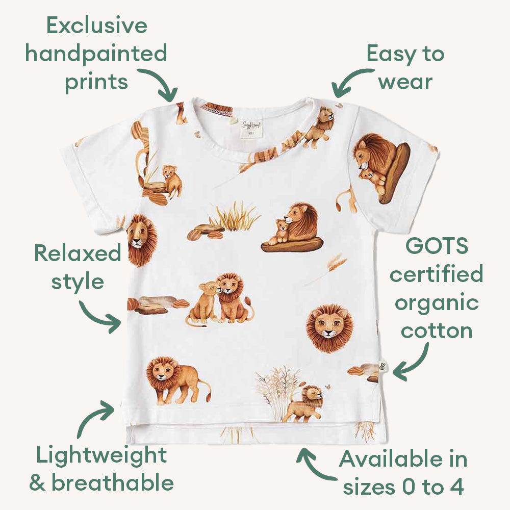 Lion Organic T-Shirt - View 4