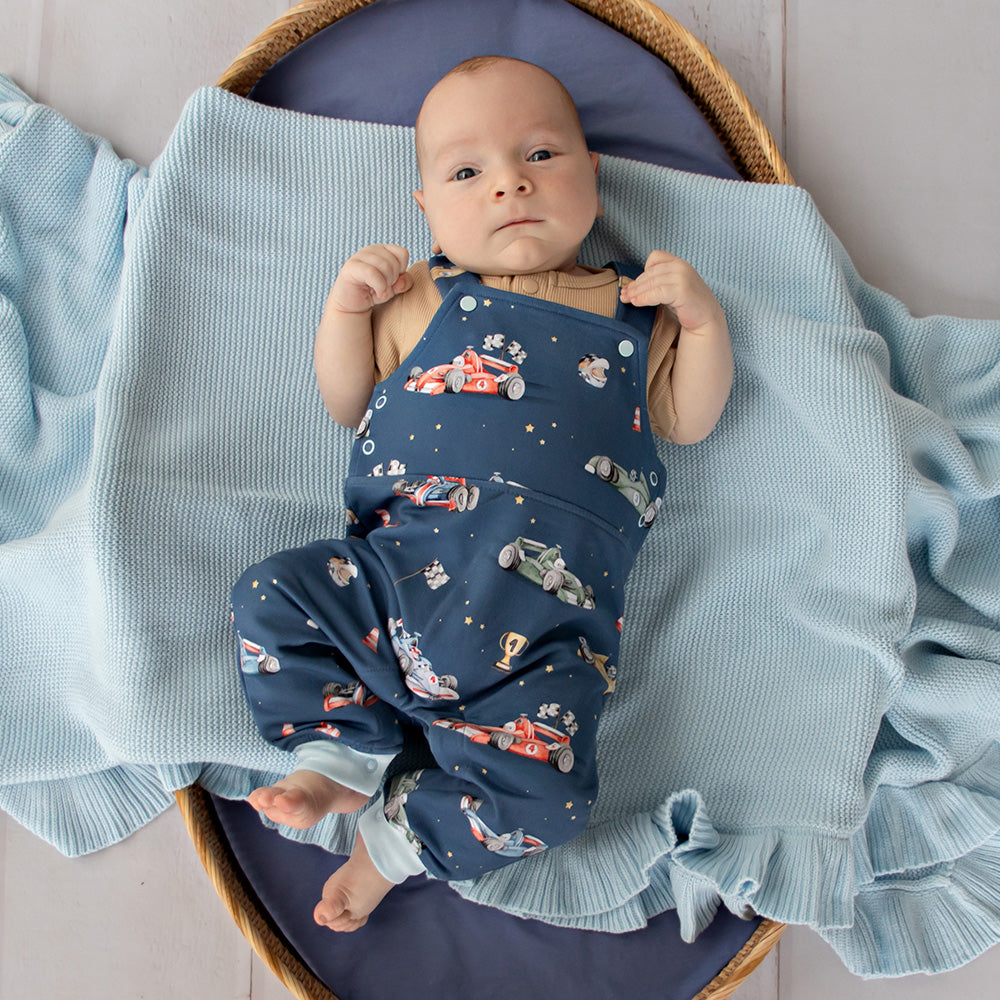 Little Racers Organic Snuggle Overalls - View 5