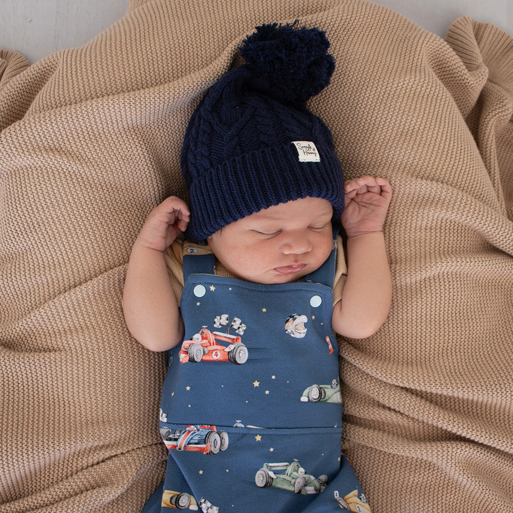 Little Racers Organic Snuggle Overalls - View 9