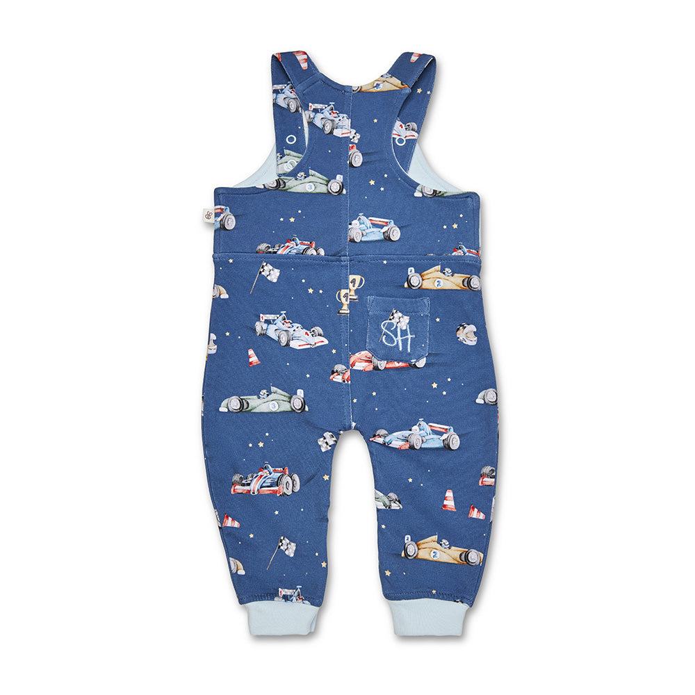 Little Racers Organic Snuggle Overalls - View 6