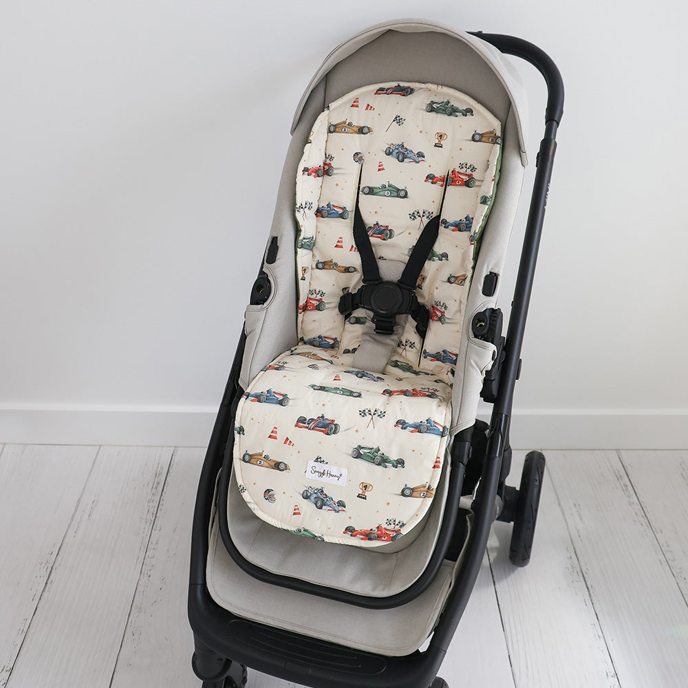 Little Racers Universal Organic Pram Liner - View 4