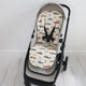 Little Racers Universal Organic Pram Liner - Thumbnail 4