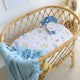 Little Subs Organic Bassinet Sheet / Change Pad Cover - Thumbnail 1