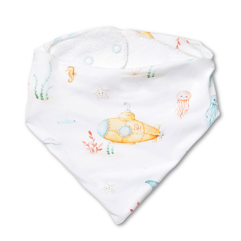 Little Subs Organic Dribble Bib - View 2