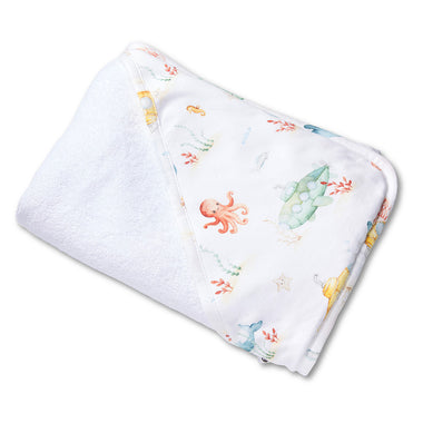 Little Subs Organic Hooded Baby Towel | Snuggle Hunny