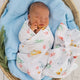 Little Subs Organic Jersey Wrap & Beanie Set - Thumbnail 6