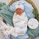 Little Subs Organic Muslin Wrap - Thumbnail 3