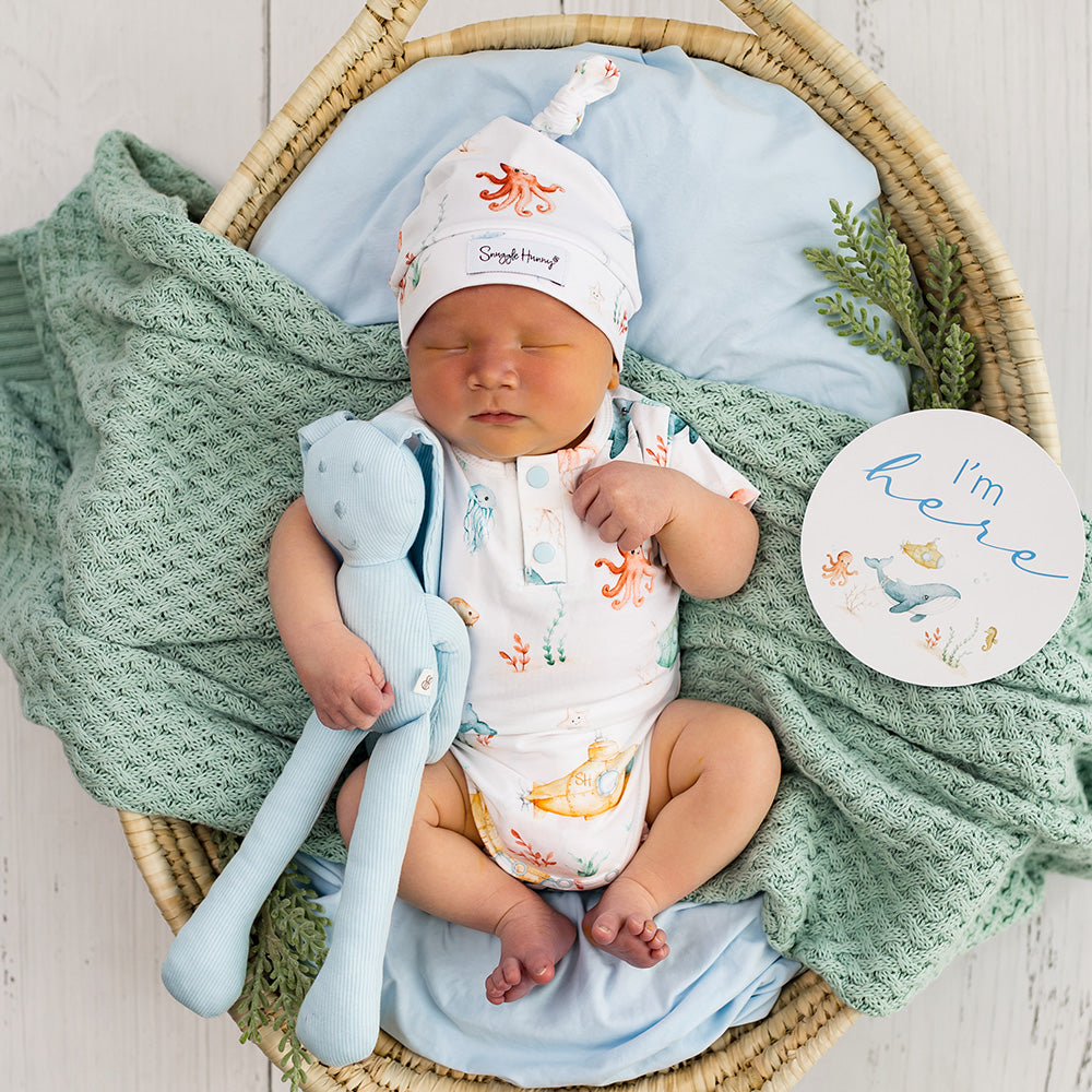 Little Subs Short Sleeve Organic Bodysuit - View 15
