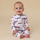 Little Racers Organic Snugglesuit Convertible Romper - Thumbnail 1