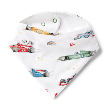 Little Racers Organic Dribble Bib | Snuggle Hunny
