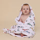 Little Racers Organic Hooded Baby Towel - Thumbnail 3