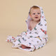 Little Racers Organic Hooded Baby Towel - Thumbnail 1