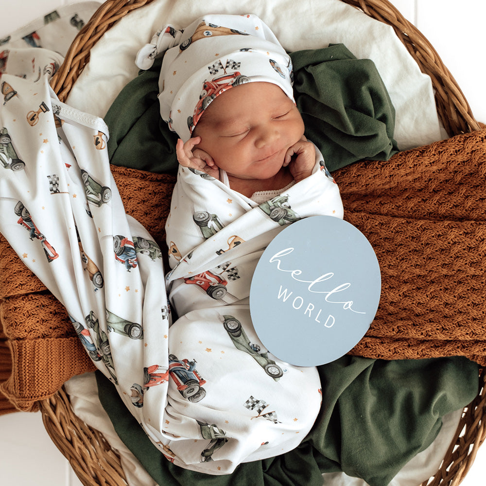 Little Racers & Indigo Reversible Milestone Cards - View 3