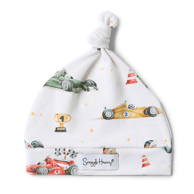 Little Racers Organic Knotted Beanie | Snuggle Hunny