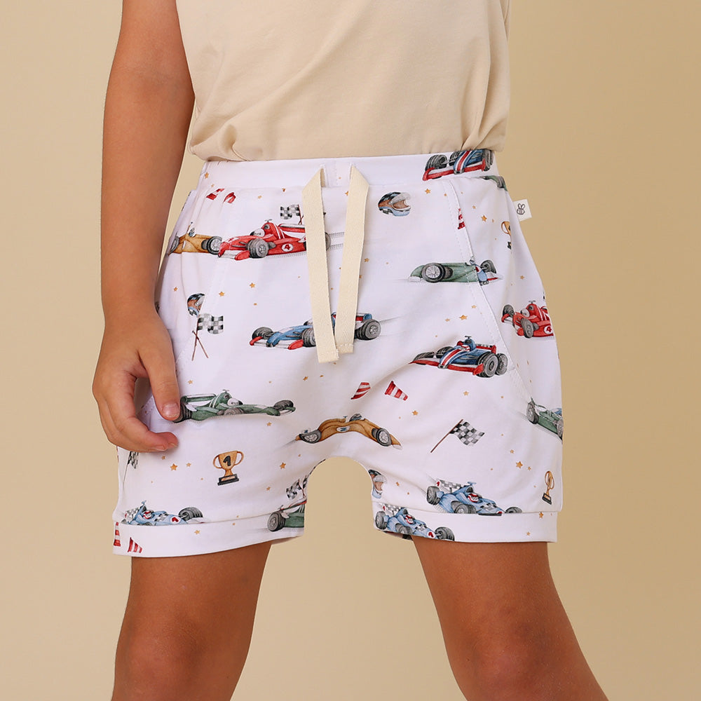 Little Racers Organic Shorts - View 3