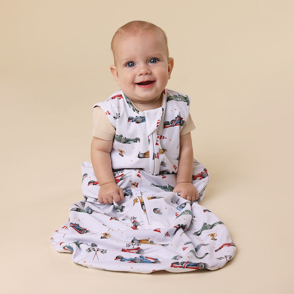 Little Racers Organic Sleeping Bag 1.0 TOG - View 1