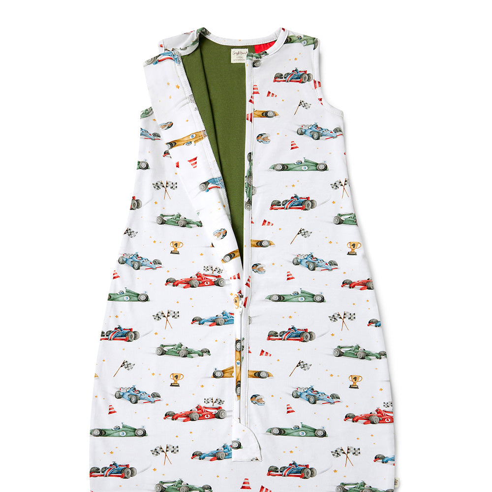 Little Racers Organic Sleeping Bag 1.0 TOG - View 2