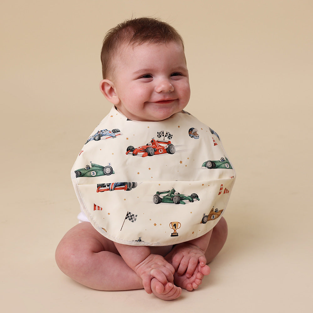 Little Racers Snuggle Bib - View 4