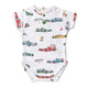 Little Racers Short Sleeve Organic Bodysuit - Thumbnail 2