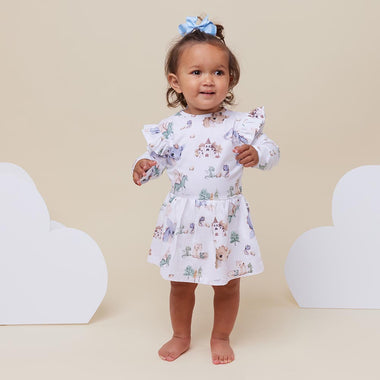 Long Sleeve Dress - Dragon Long Sleeve Organic Dress