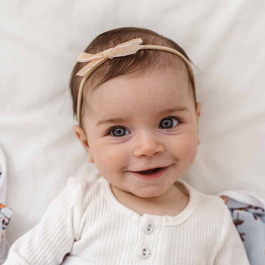 Lychee Velvet Bow-Snuggle Hunny
