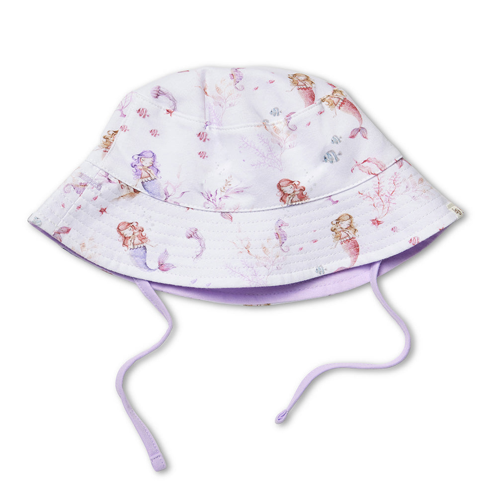 Mermaid Reversible Cotton Bucket Hat - View 2