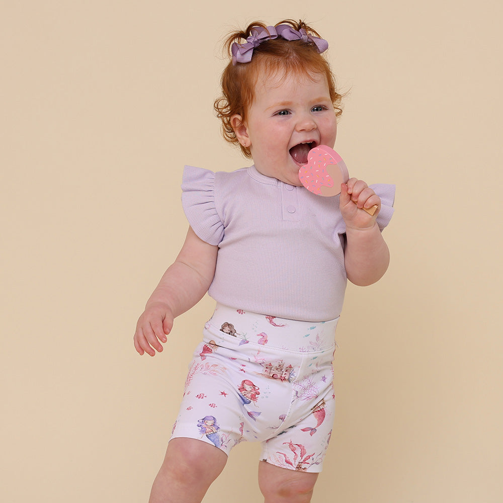 Mermaid Organic Bike Shorts - View 4