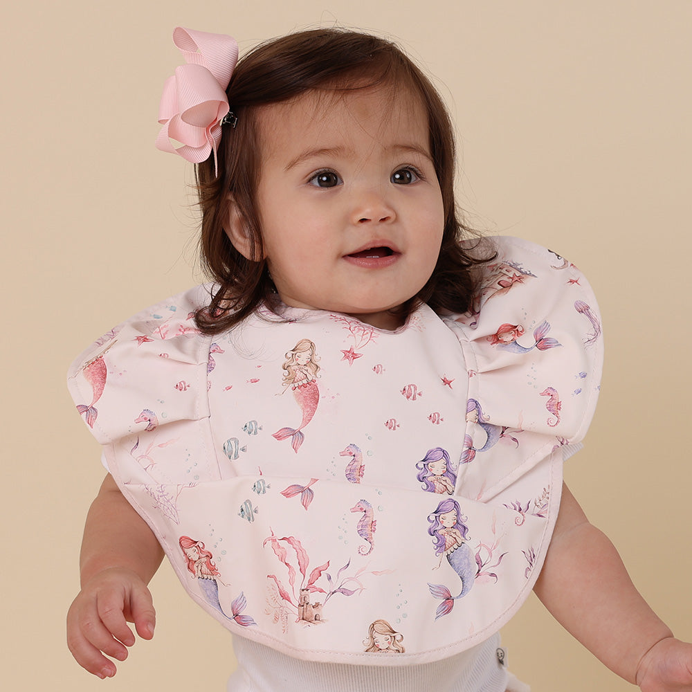 Mermaid Frill Snuggle Bib - View 3