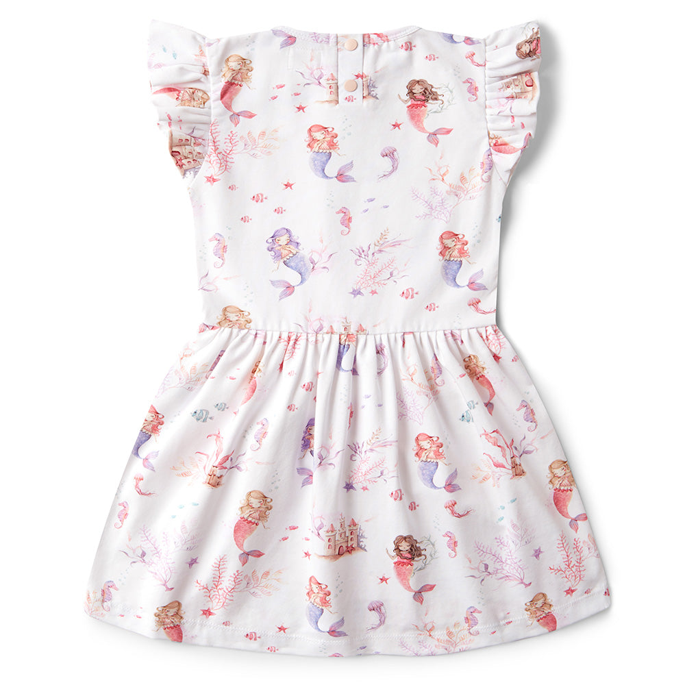 Mermaid Short Sleeve Organic Dress - View 12