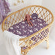 Midnight Swan Organic Bassinet Sheet / Change Pad Cover - Thumbnail 1