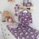 Midnight Swan Organic Bassinet Sheet / Change Pad Cover - Thumbnail 3