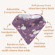 Midnight Swan Organic Dribble Bib - Thumbnail 4