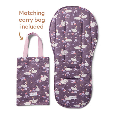 Midnight Swan Universal Organic Pram Liner | Snuggle Hunny
