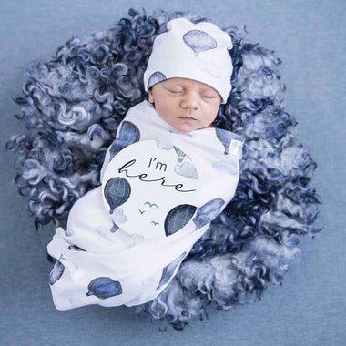 Cloud Chaser & Indigo Reversible Milestone Cards-Snuggle Hunny